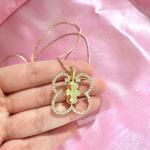 Winx Club Necklace Flora Fairy Dust Bottle Enchantix Believix Fairycore Pendant - Picture 2 of 4